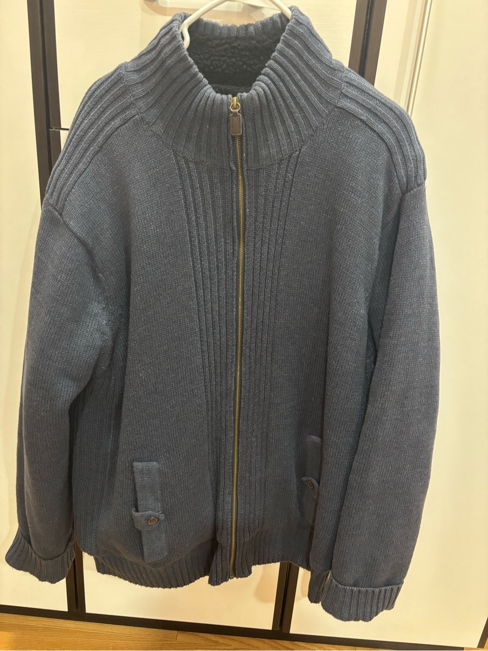 Outdoor Life Men's Full-Zip Knit Jacket in Navy